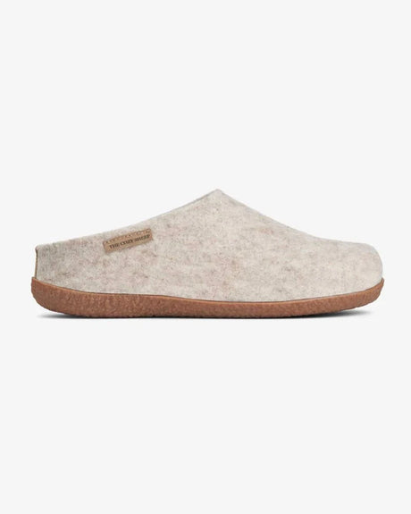 The Cozy Sheep Tøffel med gummisål – Beige