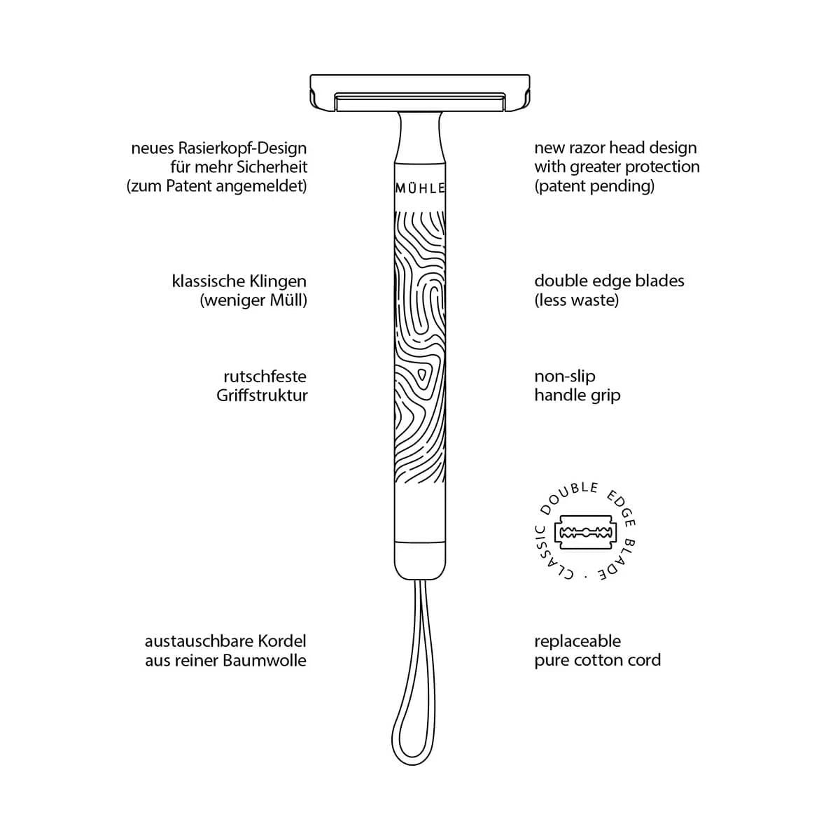 Mühle Companion DE-Skraber, Unisex, Rosegold