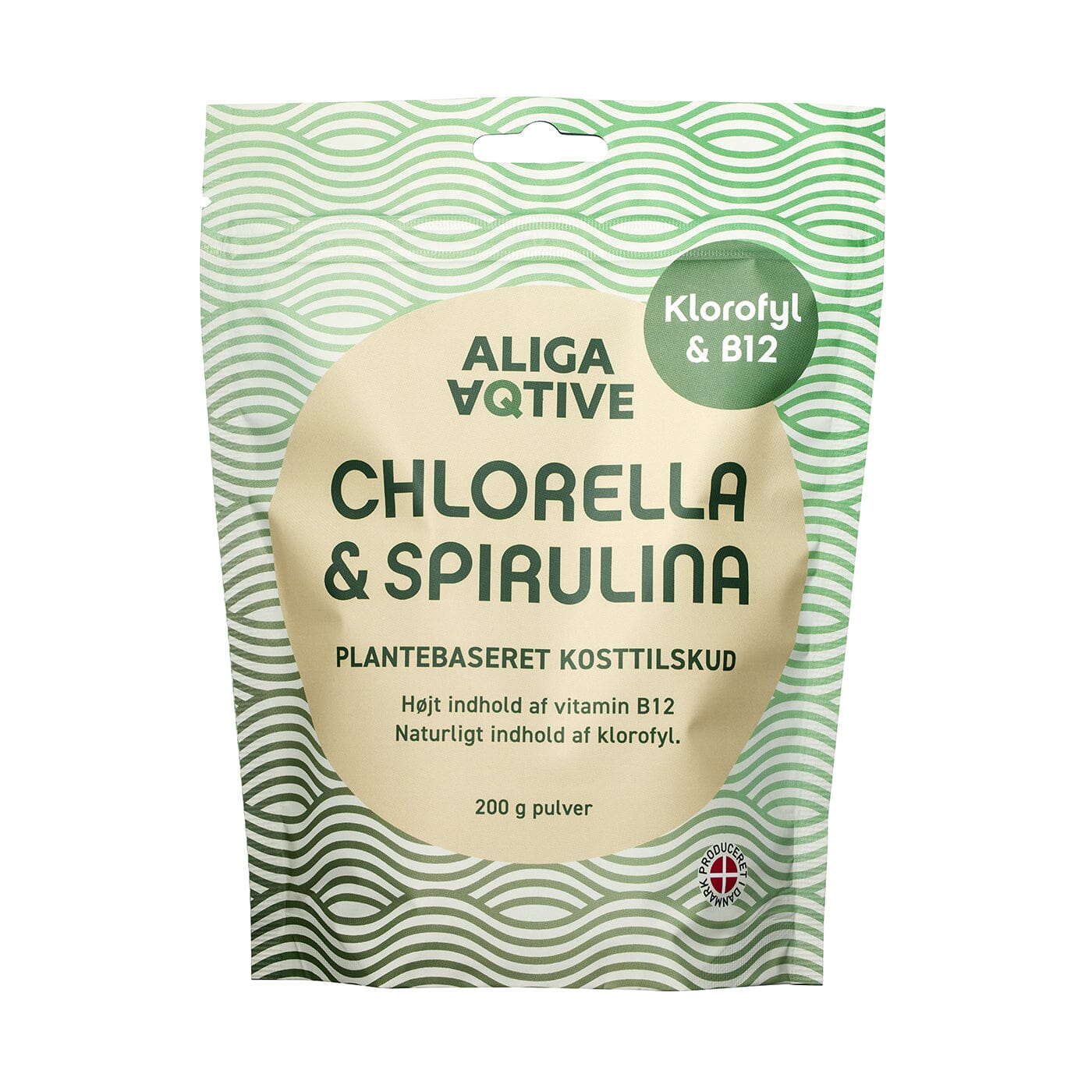 Aliga Chlorella & Spirulina pulver