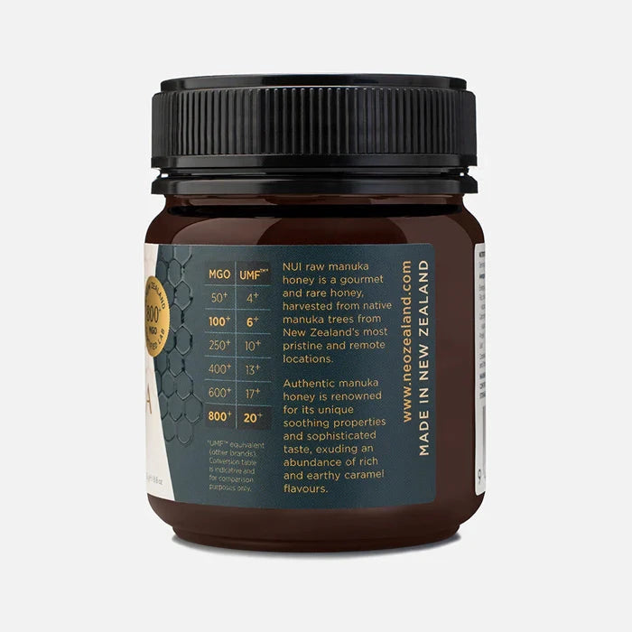 NUI ægte Manuka Honning 250g - MGO800+