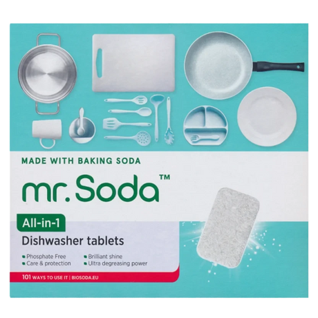 Opvasketabs med bagepulver - 30 Stk