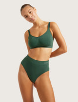 Boody Full Brief Trusser Bambus - Emerald Green