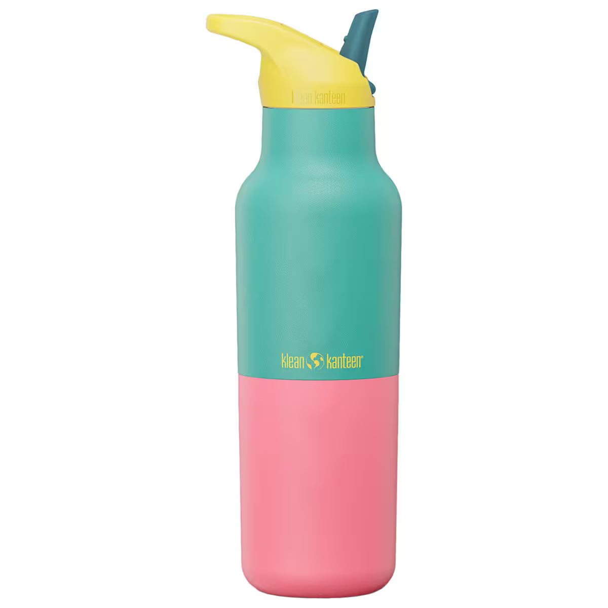 Klean Kanteen Termodrikkedunk Sportslåg 473 ML - Turquoise Kaleidoscope