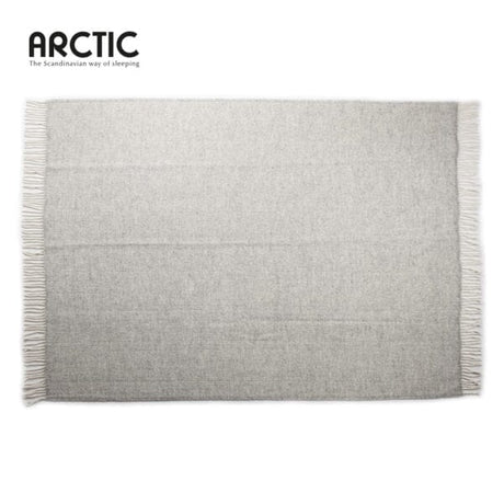 Arctic Uldplaid Herringbone - Light Grey