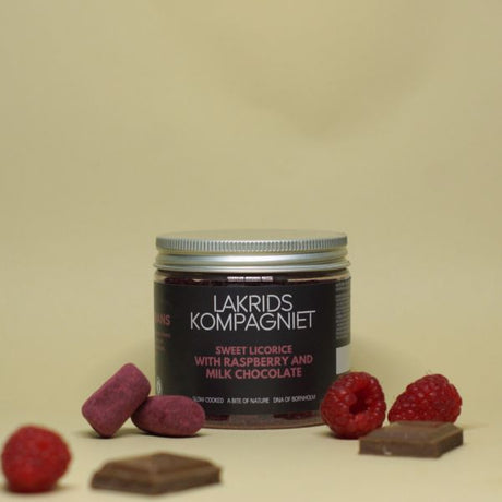 Lakridskompagniet - Sød lakrids Hindbær 130 Gram