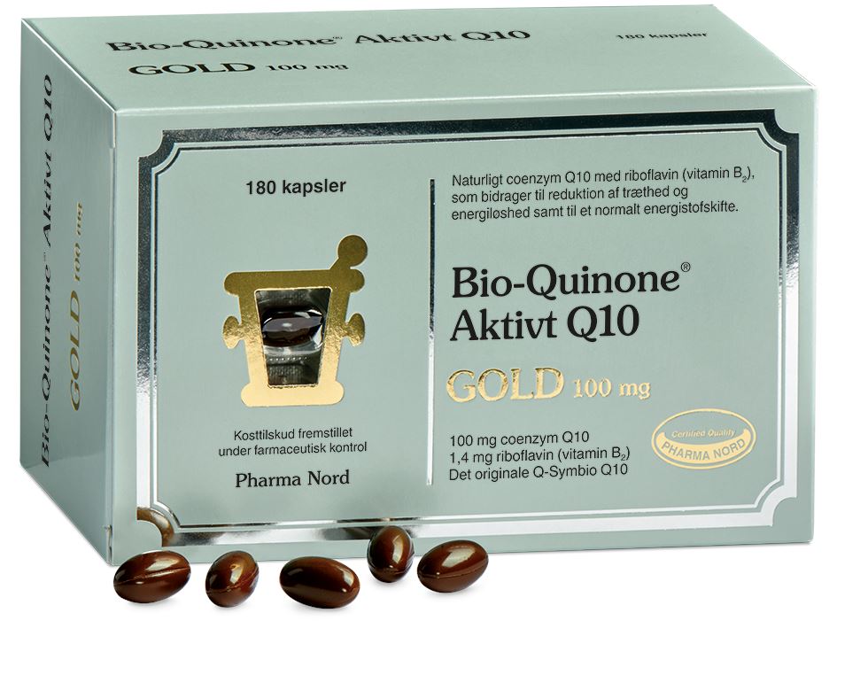 Pharma Nord Bio-Quinone Aktivt Q10 Gold 100 mg - 180 stk