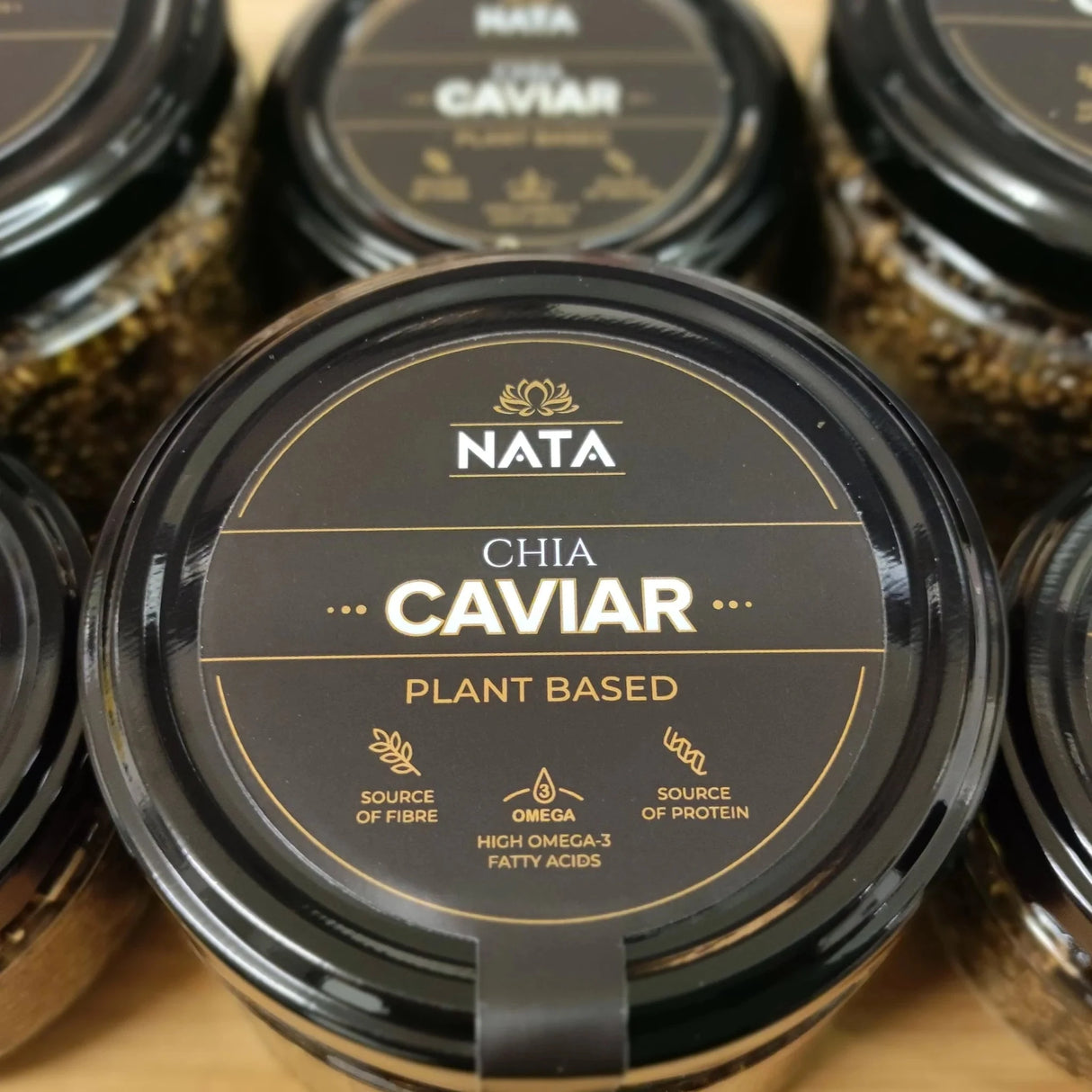 Nata plantebaseret Chia-kaviar 250 gram