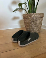 The Cozy Sheep Tøffel med skindsål – The Forrest Green