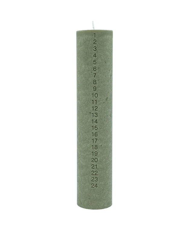Kalenderlys fra Kunstindustrien - Moss Green