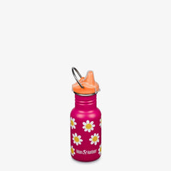 Klean Kanteen Drikkedunk Børn 355ml Classic w/ Sippy Cap - Happy Flowers Suztain A/S