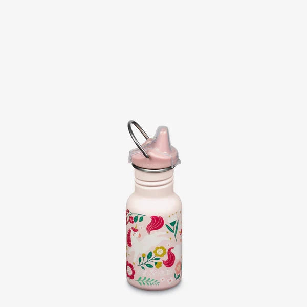 Klean Kanteen Drikkedunk Børn 355ml Classic w/ Sippy Cap - Leaping Unicorns