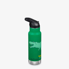 Klean Kanteen Termo Drikkedunk I Rustfrit Stål Til Børn 355 ML - Dino Skate Suztain A/S