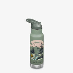 Klean Kanteen Termo Drikkedunk I Rustfrit Stål Til Børn 355 ML - Mountain Scape Suztain A/S