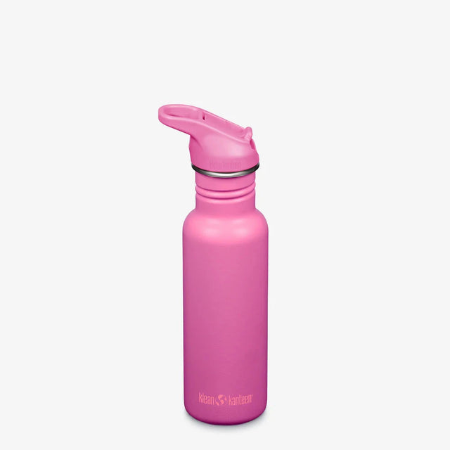 Klean Kanteen 532ml Classic Drikkedunk Sugerør - Rose Violet