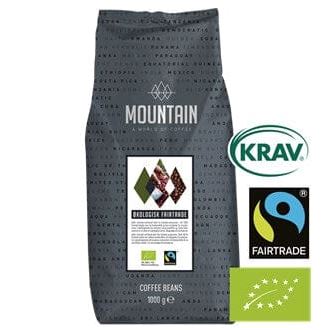 Mountain Original Økologisk Fairtrade KRAV Hele Kaffebønner 1 KG