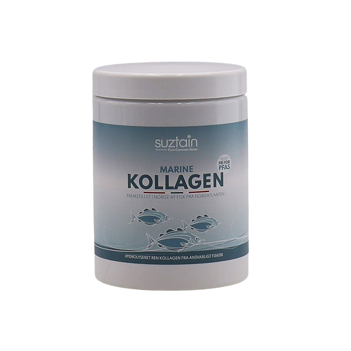 Suztain Marine Collagen med C-vitamin - Natural 300 gram