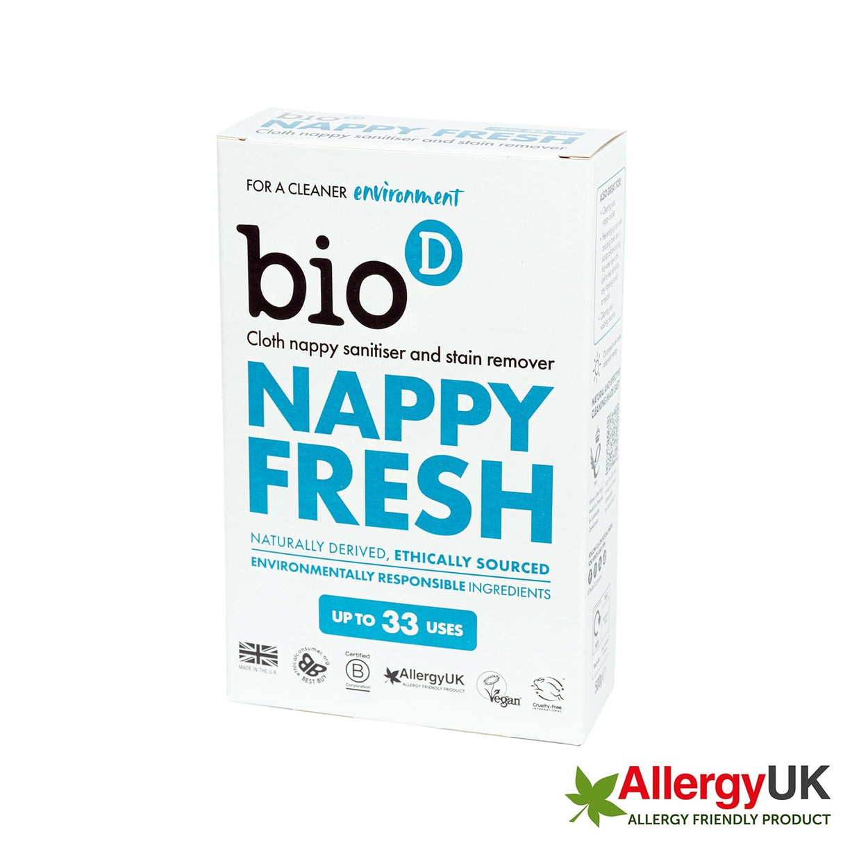 BIO-D - Nappy Fresh - 500g - Desinfektion til tøjvask
