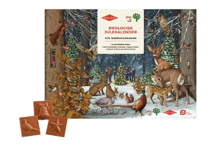 Økoladen Plant et Træ Julekalender - Mælkechokolade