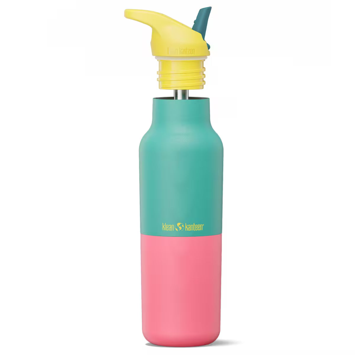 Klean Kanteen Termodrikkedunk Sportslåg 473 ML - Turquoise Kaleidoscope