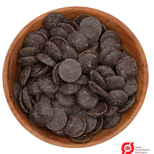 Suztain Økologiske Chokoladeknapper Mørk 70% - 1000 Gram