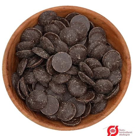 Suztain Økologiske Chokoladeknapper Mørk 70% - 1000 Gram
