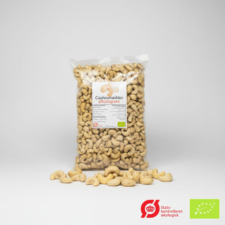 Suztain Økologiske Cashewnødder - 1000 Gram