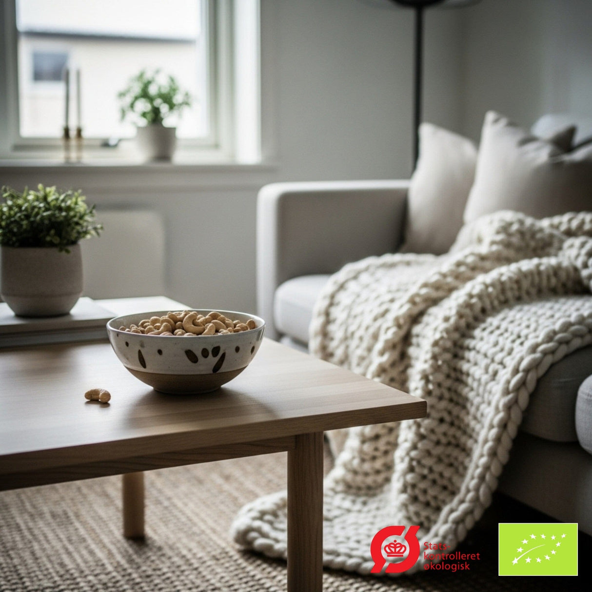 Suztain Økologiske Cashewnødder - 1000 Gram