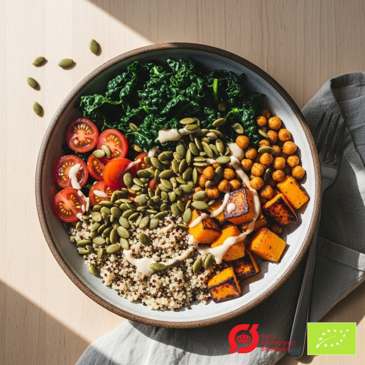 Suztain Økologiske Græskarkerner - 1000 Gram