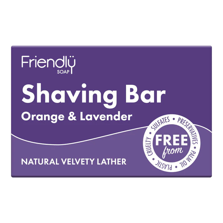 Friendly - Barbersæbe Orange & Lavendel - 95 gram