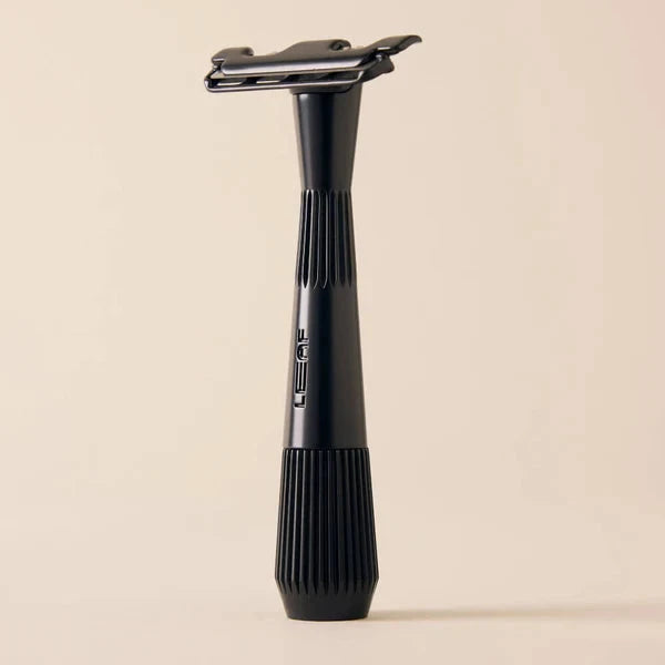 Leaf Shave Single Edge Razors Twig - Black