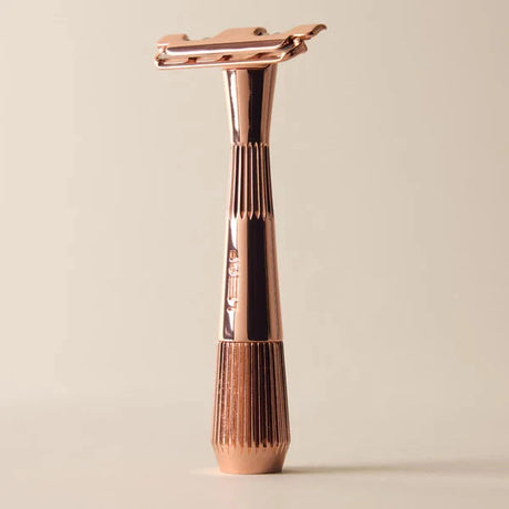 Leaf Shave Single Edge Razors Twig - Rose Gold