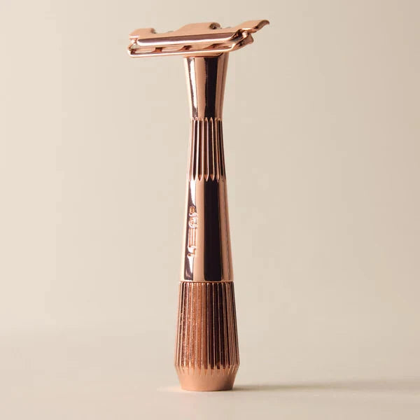 Leaf Shave Single Edge Razors Twig - Rose Gold