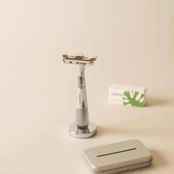 Leaf Shave Single Edge Razors Twig - Chrome