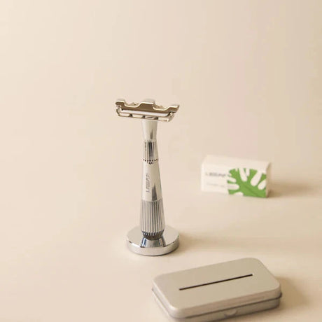 Leaf Shave Single Edge Razors Twig - Chrome