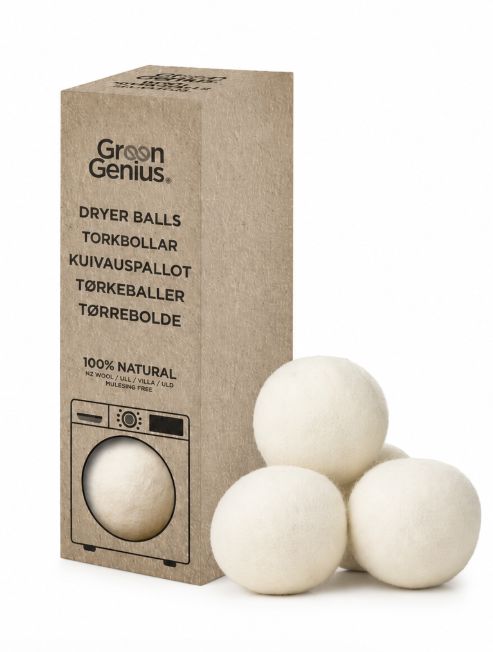 Tørrebolde i 100% uld - 3stk - Suztain