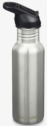 Klean Kanteen 532ml Classic Drikkedunk Sugerør - Brushed Stainless