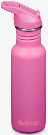 Klean Kanteen 532ml Classic Drikkedunk Sugerør - Rose Violet