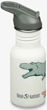 Klean Kanteen Drikkedunk Børn 355ml Sports Cap Med Sugerør - Dino Skate