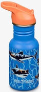 Klean Kanteen Drikkedunk Børn 355ml Sports Cap Med Sugerør - Sharks in Shades