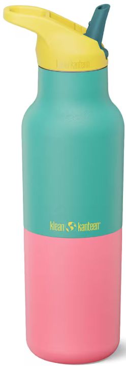 Klean Kanteen Termodrikkedunk Sportslåg 473 ML - Turquoise Kaleidoscope