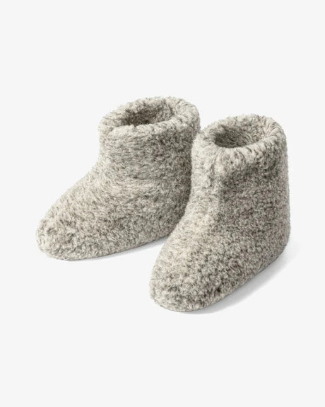 The Cozy Sheep Uldhjemmesko – Lysegrå (Høj model)