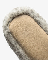 The Cozy Sheep Uldhjemmesko – Lysegrå (Lav model)