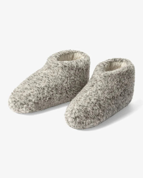 The Cozy Sheep Uldhjemmesko – Lysegrå (Lav model)