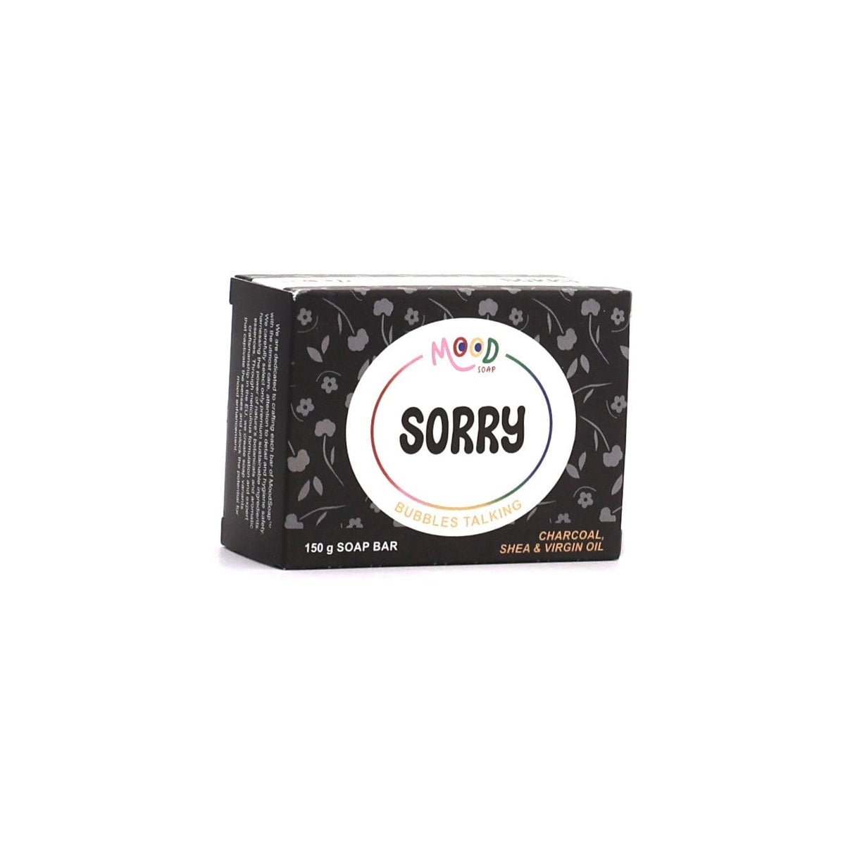 MoodSoap sæbe - SORRY - Kul, Shea & Virgin Olie, 150g