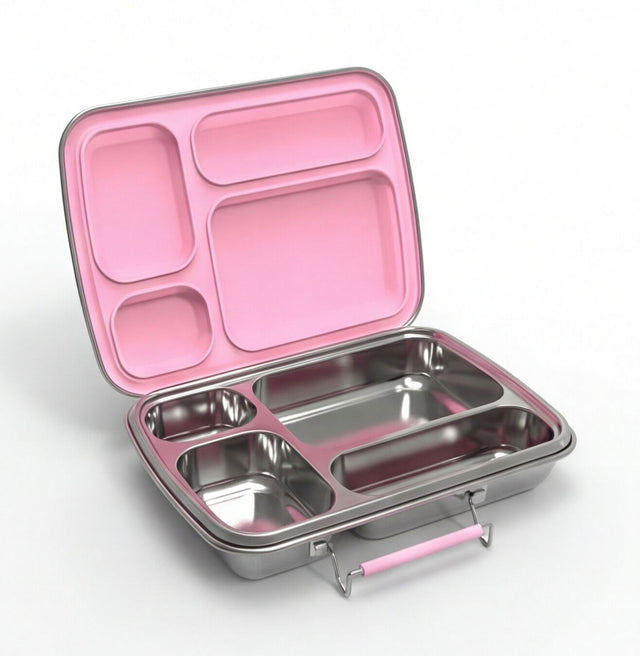 Suztain Madkasse 4 Rum - Lyserød