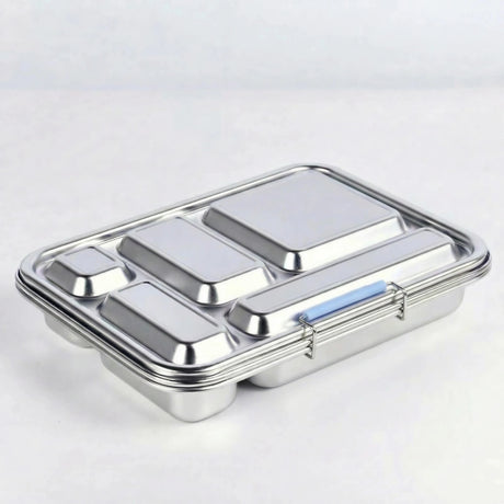 Suztain Madkasse 5 Rum - Lyseblå