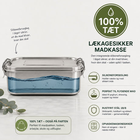 Suztain Madkasse Stål - 1200 ML