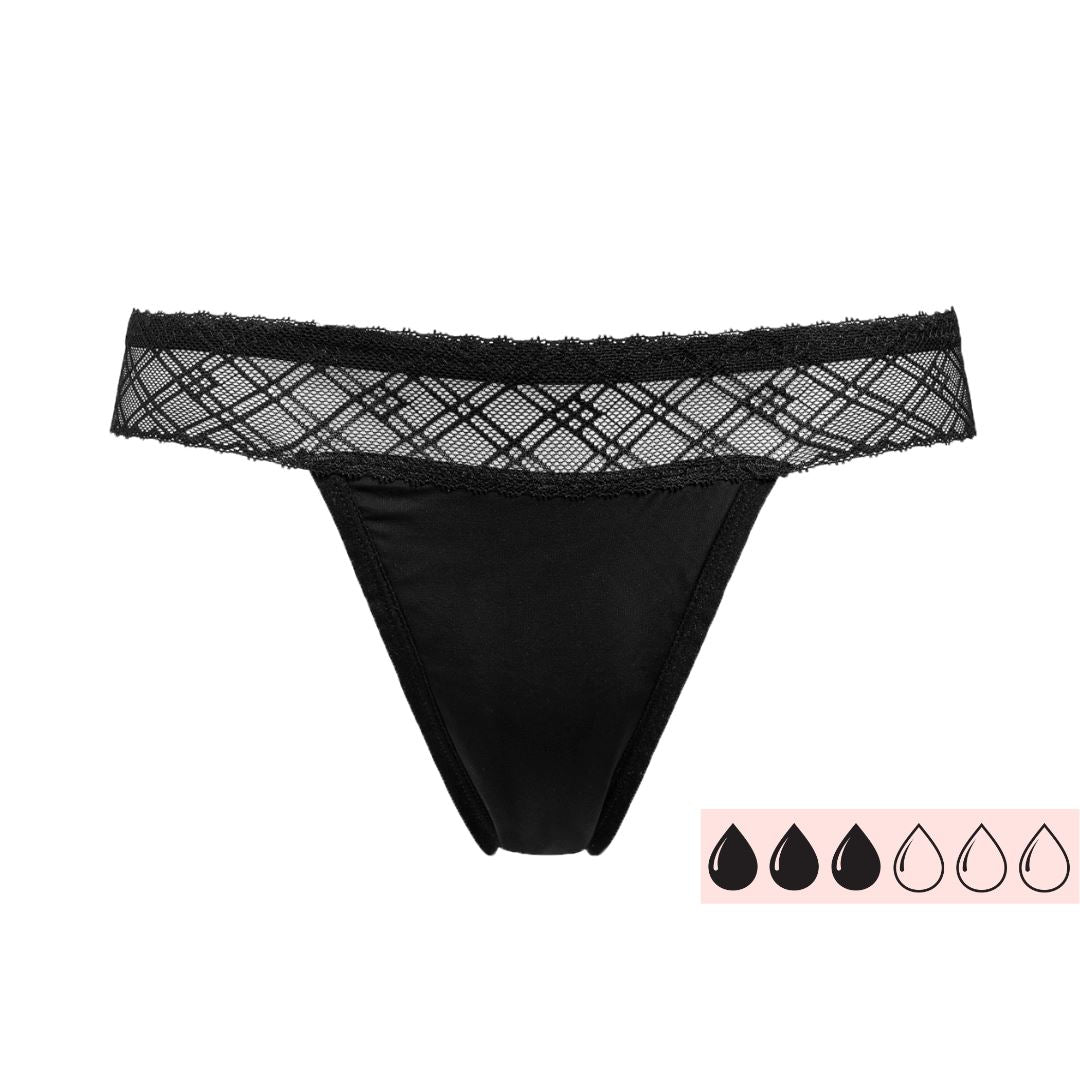 Comfydence Thong Along Menstruationstrusse - Medium Flow