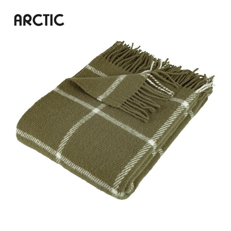 Arctic Uldplaid Thor - Olive