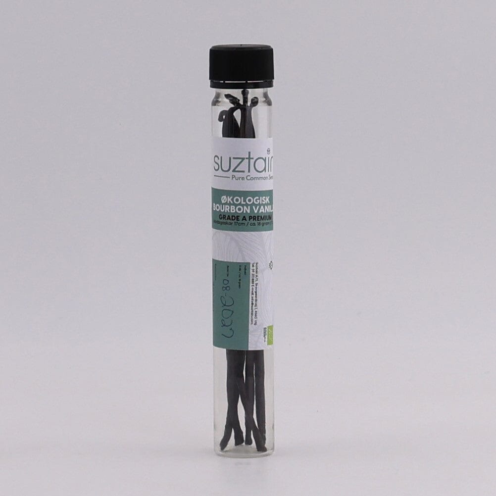 Suztain Økologiske Madagaskar Vaniljestænger - 5 STK - 18 gram